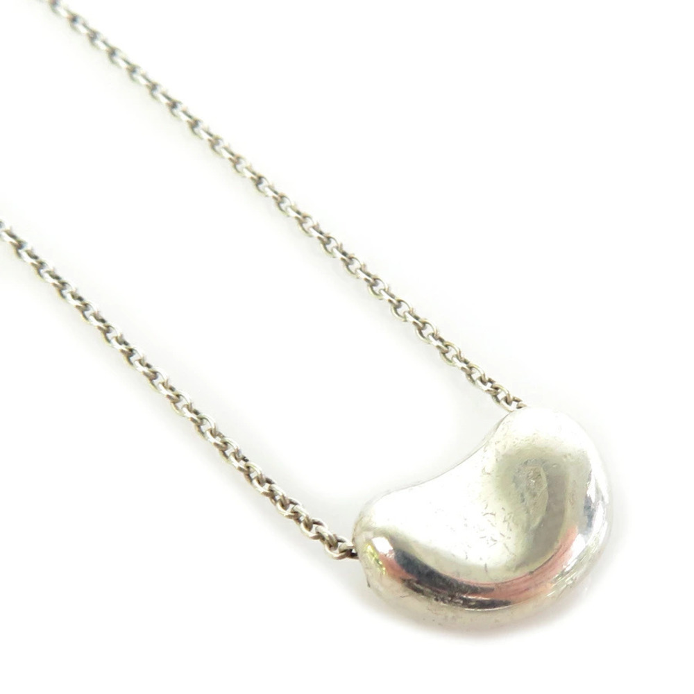 Tiffany Co Bean Necklace Sterling Silver